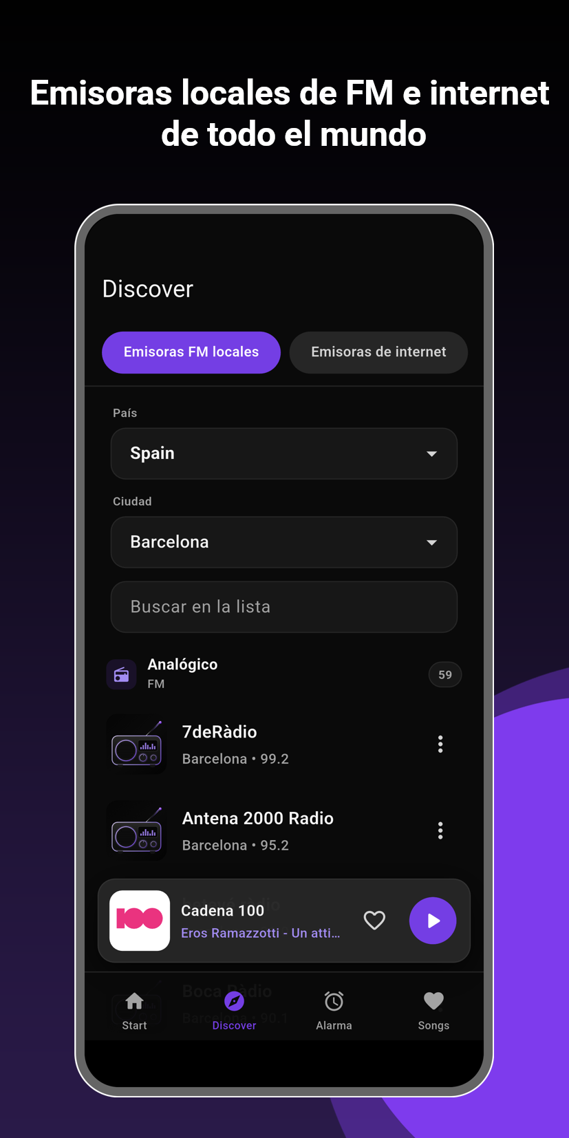 Emisoras FM locales y radios por internet de todo el mundo