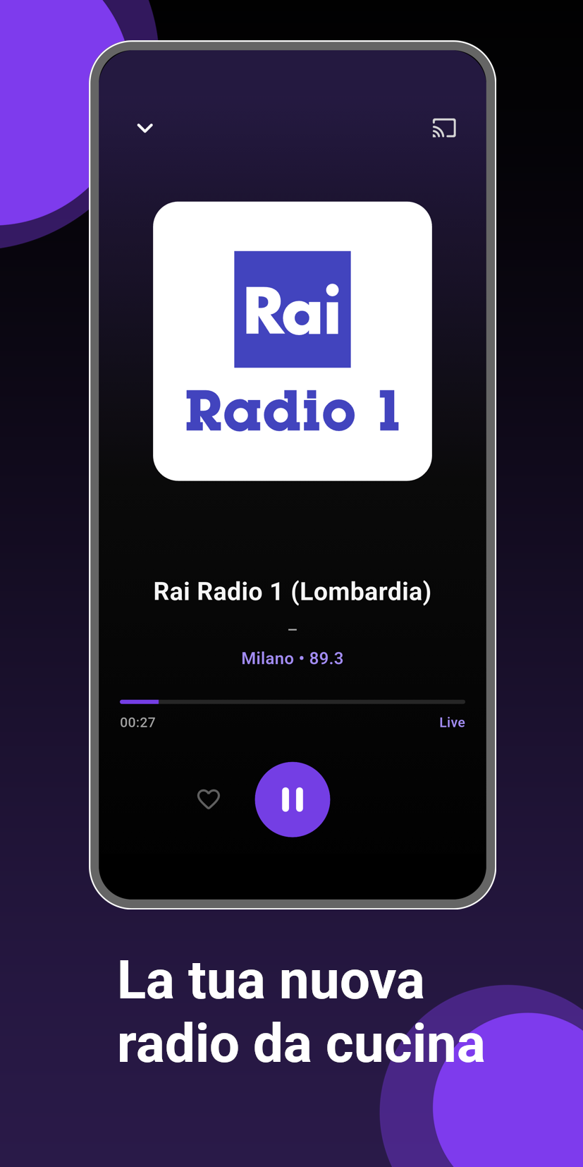 La tua nuova radio da cucina