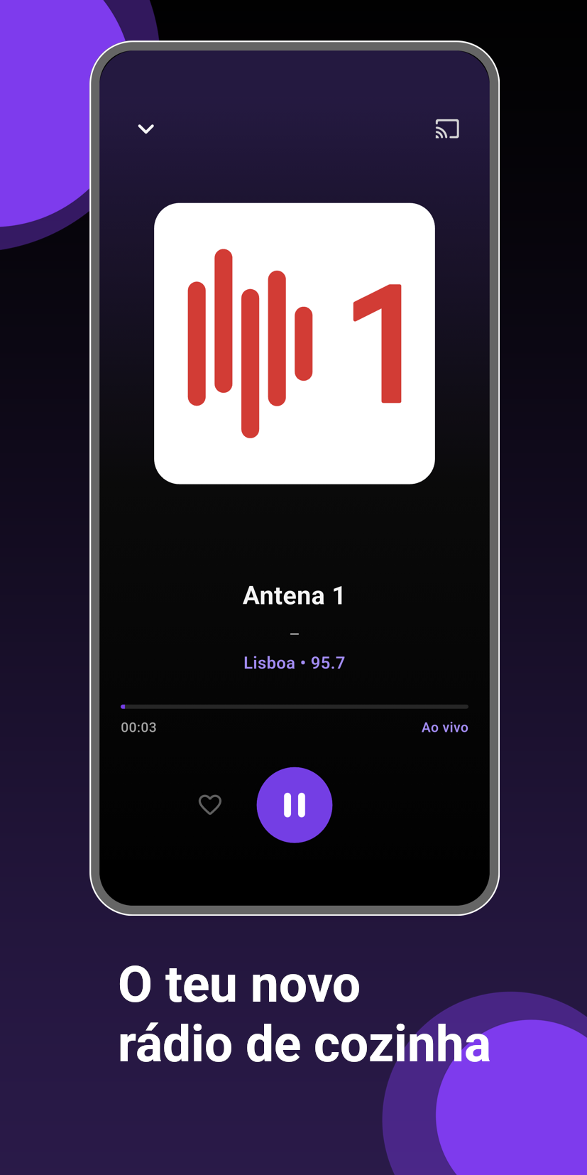 O teu novo rádio de cozinha